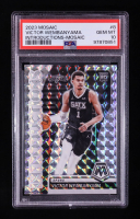 Victor Wembanyama 2023-24 Panini Mosaic Introductions Mosaic #8 RC (PSA 10) at PristineAuction.com