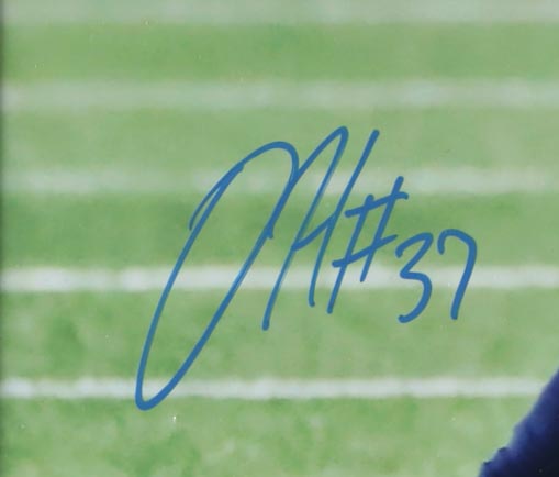 Damien Harris Signed Patriots Custom Matted Photo Display (New England Picture) at PristineAuction.com Damien Harris Signed Patriots Custom Matted Photo Display (New England Picture) at PristineAuction.com