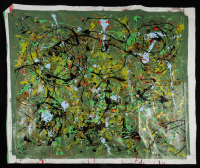 "Forest Pulse" 2025 60x70 Original Painting on Canvas by Tadas Zaicikas | TedyZet (Zaicikas) at PristineAuction.com
