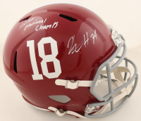 Quandarrius Robinson Signed Alabama Crimson Tide Full-Size Speed Helmet Inscribed "2020 National Champs" (Beckett) at PristineAuction.com