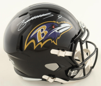 Zay Flowers Signed Ravens Full-Size Speed Helmet (Beckett) at PristineAuction.com