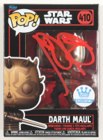 Ray Park Signed "Star Wars" #410 Darth Maul Funko Pop! Vinyl Bobble-Head Figure (Beckett) at PristineAuction.com