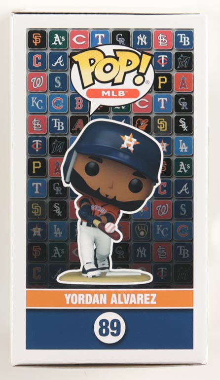 Yordan Alvarez Signed Astros #89 Funko Pop! Vinyl Figure (JSA) at PristineAuction.com Yordan Alvarez Signed Astros #89 Funko Pop! Vinyl Figure (JSA) at PristineAuction.com