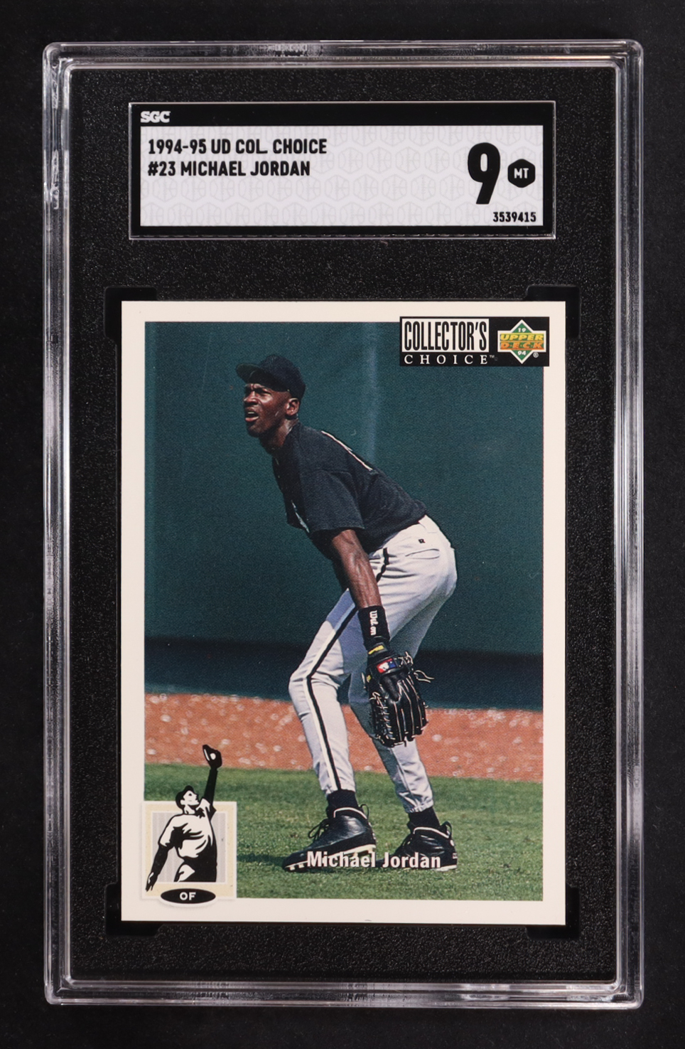 Michael Jordan 1994-95 Collector's Choice #23 BB RC (SGC 9) at PristineAuction.com Michael Jordan 1994-95 Collector's Choice #23 BB RC (SGC 9) at PristineAuction.com