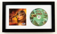 Taylor Swift Signed Custom Framed "The Life of a Showgirl" CD Album Insert Display (PSA) at PristineAuction.com