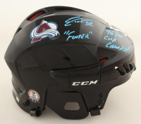 Adam Foote Signed Avalanche Full-Size Authentic On-Ice Hockey Helmet Inscribed "Footer" & "96 & 01 Cup Champ!" (Beckett) at PristineAuction.com