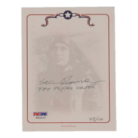 Steve Pisanos Signed LE 4.25x5.5 Cut Inscribed "The Flying Greek" (PSA) at PristineAuction.com