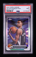 Victor Wembanyama 2023-24 Topps Chrome Refractor #1 RC (PSA 9) at PristineAuction.com