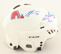 Adam Foote Signed Nordiques Full-Size Helmet (Beckett) at PristineAuction.com