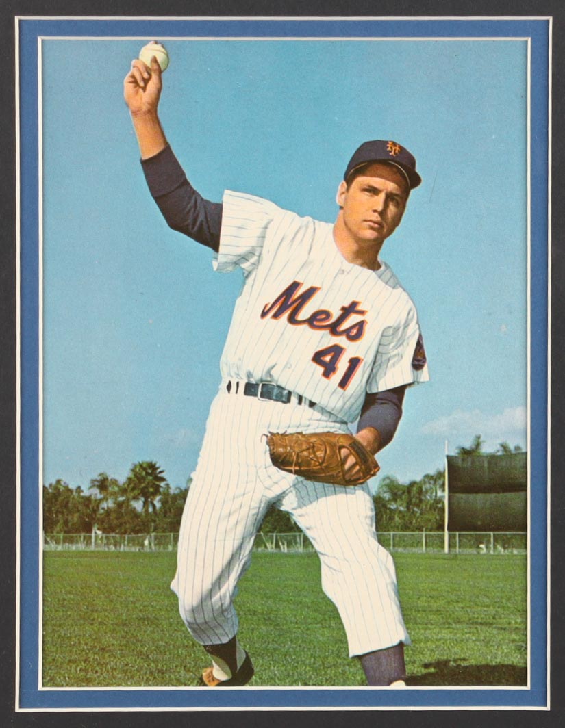 Tom Seaver Signed Custom Framed Cut Display with Jersey & 1969 World Series Pin (JSA) at PristineAuction.com Tom Seaver Signed Custom Framed Cut Display with Jersey & 1969 World Series Pin (JSA) at PristineAuction.com