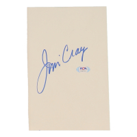 Jim Craig Signed Cut (PSA) at PristineAuction.com