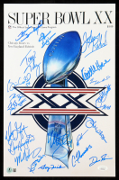 1985 Bears Super Bowl XX 11x17 Photo Team-Signed By (21) with Dan Hampton, Mike Singletary, Tom Thayer, Matt Suhey (Beckett & JSA) at PristineAuction.com
