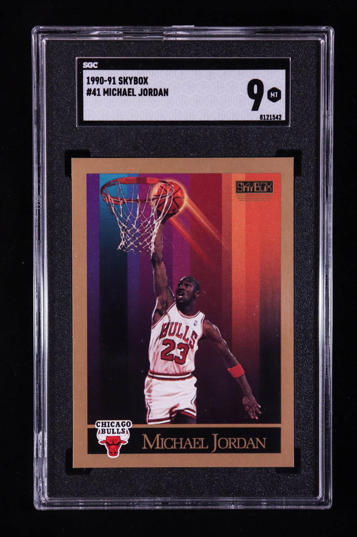 Michael Jordan 1990-91 SkyBox #41 (SGC 9) at PristineAuction.com Michael Jordan 1990-91 SkyBox #41 (SGC 9) at PristineAuction.com