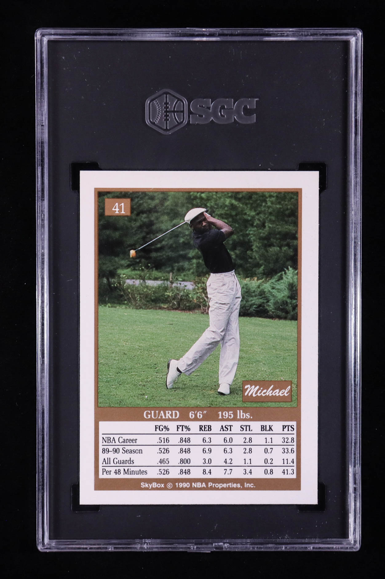 Michael Jordan 1990-91 SkyBox #41 (SGC 9) at PristineAuction.com Michael Jordan 1990-91 SkyBox #41 (SGC 9) at PristineAuction.com