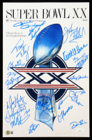 1985 Bears Super Bowl XX 11x17 Photo Team-Signed By (21) with Dan Hampton, Mike Singletary, Tom Thayer, Matt Suhey (Beckett & JSA) at PristineAuction.com