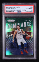 Luka Doncic 2019-20 Panini Prizm Dominance Prizms Green #20 (PSA 10) at PristineAuction.com