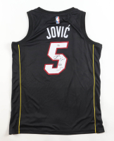 Nikola Jovic Signed Heat Nike Authentic Jersey (PSA) at PristineAuction.com