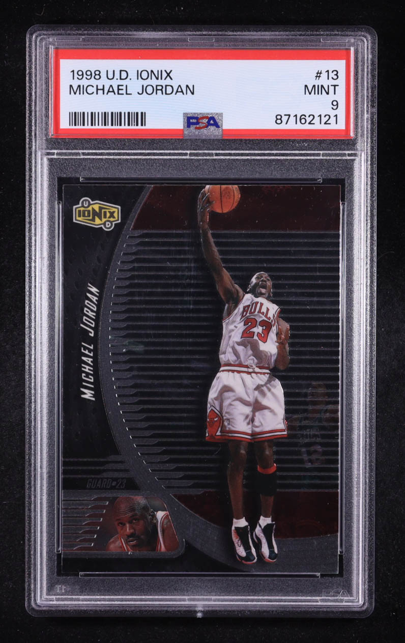 Michael Jordan 1998-99 UD Ionix #13 (PSA 9) at PristineAuction.com Michael Jordan 1998-99 UD Ionix #13 (PSA 9) at PristineAuction.com