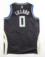 Damian Lillard Signed Bucks Jordan Authentic Jersey (PSA) at PristineAuction.com