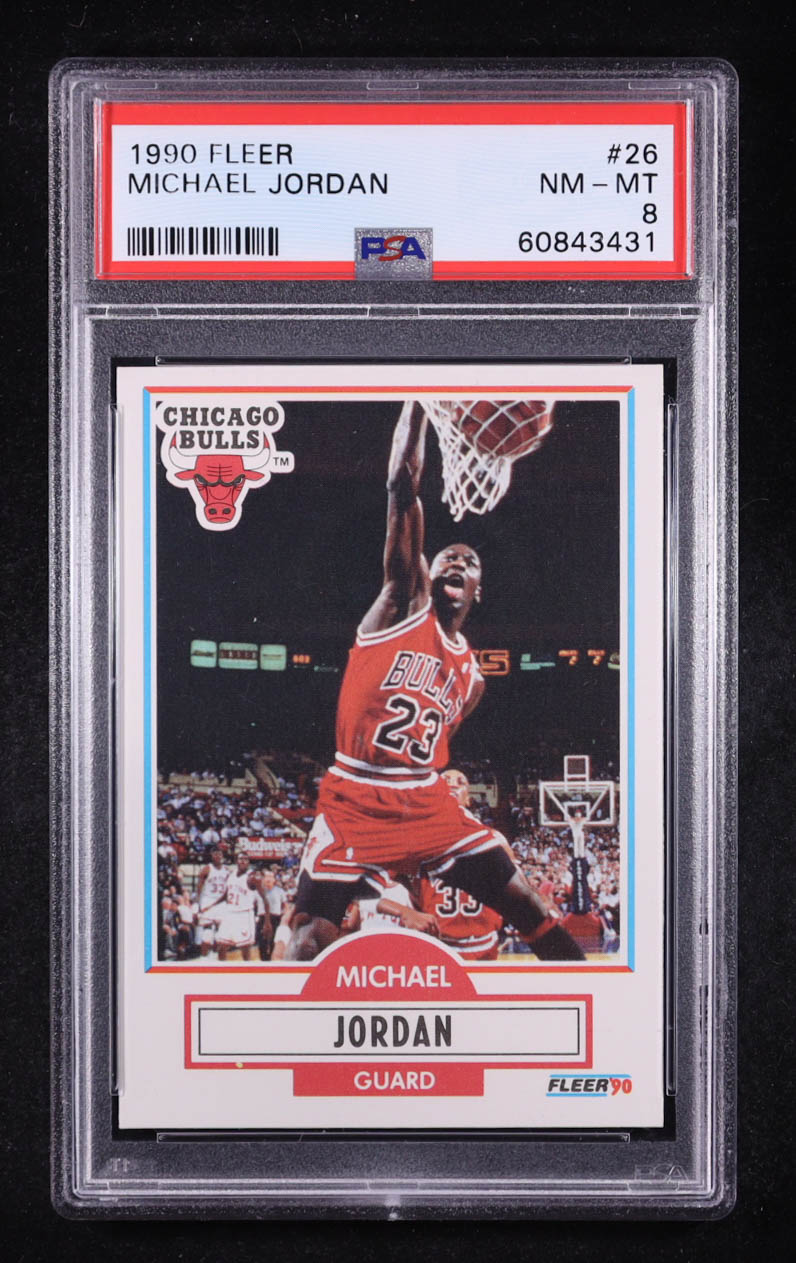 Michael Jordan 1990-91 Fleer #26 (PSA 8) at PristineAuction.com Michael Jordan 1990-91 Fleer #26 (PSA 8) at PristineAuction.com