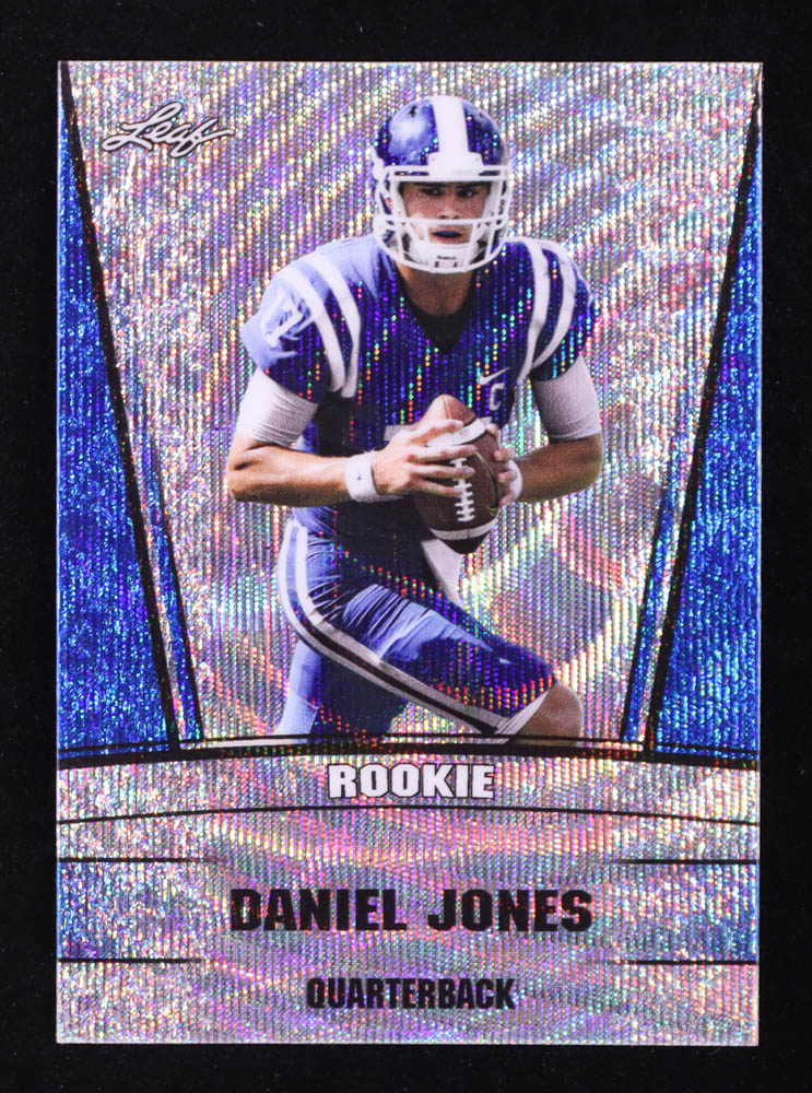 Daniel Jones 2019 Leaf Metal Special Release Rookie Blue Wave #RS07 #12/20 RC at PristineAuction.com Daniel Jones 2019 Leaf Metal Special Release Rookie Blue Wave #RS07 #12/20 RC at PristineAuction.com