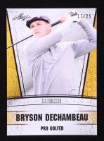 Bryson DeChambeau 2021 Leaf Metal Special Release Rookie Gold #RS07 #17/25 RC at PristineAuction.com