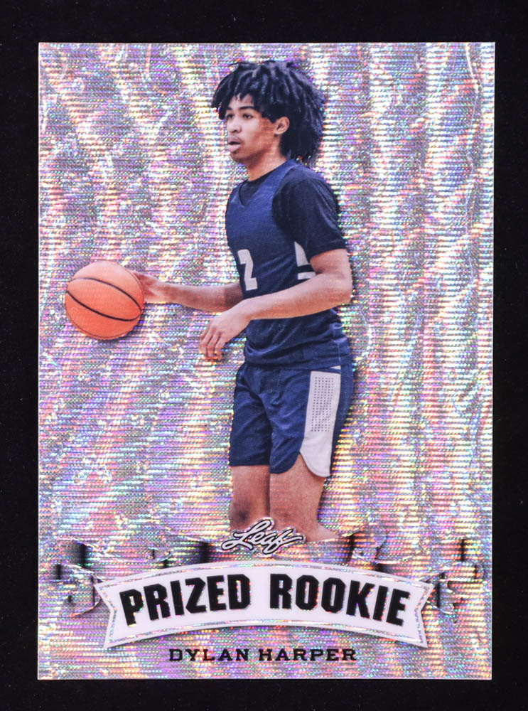 Dylan Harper 2023 Leaf Special Release Prized Rookie Silver Wave #PR24 #5/25 RC at PristineAuction.com Dylan Harper 2023 Leaf Special Release Prized Rookie Silver Wave #PR24 #5/25 RC at PristineAuction.com