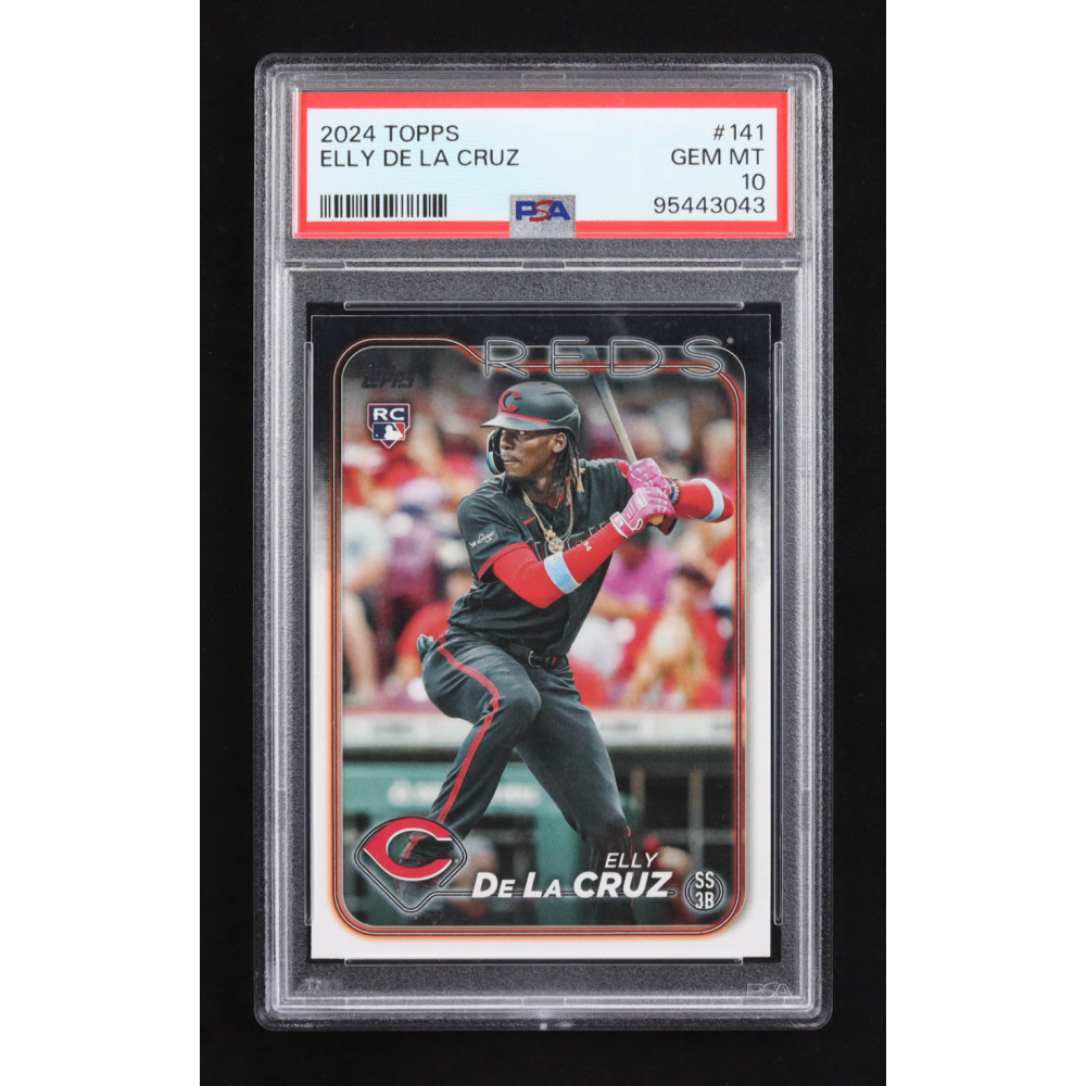 Elly De La Cruz 2024 Topps #141 RC (PSA 10) at PristineAuction.com