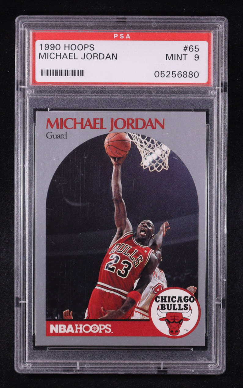 Michael Jordan 1990 Hoops #65 (PSA 9) at PristineAuction.com Michael Jordan 1990 Hoops #65 (PSA 9) at PristineAuction.com