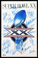 1985 Bears Super Bowl XX 11x17 Photo Team-Signed By (20) with Dan Hampton, Mike Singletary, Tom Thayer, Matt Suhey (Beckett & JSA) at PristineAuction.com