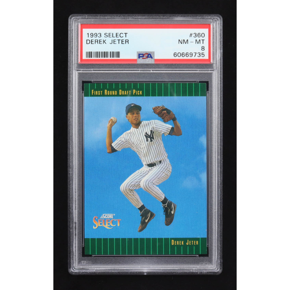 Derek Jeter 1993 Select #360 RC (PSA 8) at PristineAuction.com