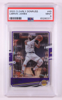 LeBron James 2020-21 Clearly Donruss #49 (PSA 9) at PristineAuction.com