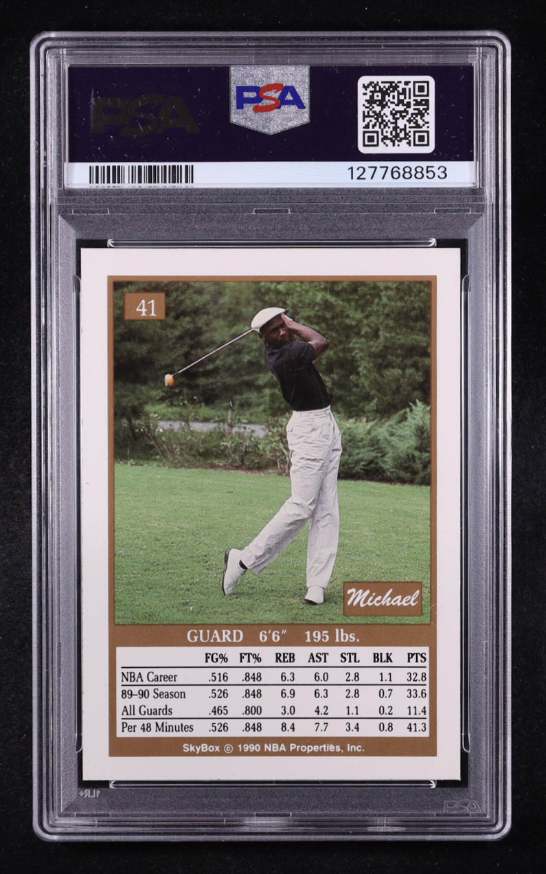 Michael Jordan 1990-91 SkyBox #41 (PSA 7) at PristineAuction.com Michael Jordan 1990-91 SkyBox #41 (PSA 7) at PristineAuction.com