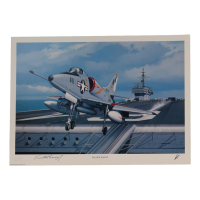 Everett Alvarez Signed Stan Stokes "Fallen Eagle" Lithograph (AIV) at PristineAuction.com