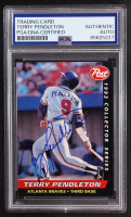 Terry Pendleton Signed 1993 Post #17 RC (PSA) at PristineAuction.com