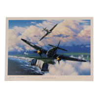 Herbert E. Knaebel Signed Stan Stokes "Hurricane On My Tail" Lithograph (AIV) at PristineAuction.com