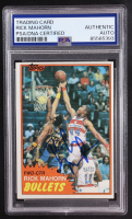 Rick Mahorn Signed 1981-82 Topps #98E RC (PSA) at PristineAuction.com