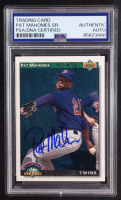 Pat Mahomes Sr. Signed 1992 Upper Deck #776 RC (PSA) at PristineAuction.com