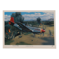 Charles McGee Signed Stan Stokes "A Perfect Record" Lithograph (AIV) at PristineAuction.com