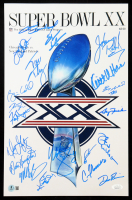 1985 Bears Super Bowl XX 11x17 Photo Team-Signed By (21) with Dan Hampton, Mike Singletary, Tom Thayer, Matt Suhey (Beckett & JSA) at PristineAuction.com