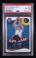 Luka Doncic 2023-24 Donruss Optic Splash #5 (PSA 10) at PristineAuction.com