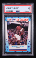 Michael Jordan 1989 Fleer Sticker All Stars #3 (PSA 7) at PristineAuction.com