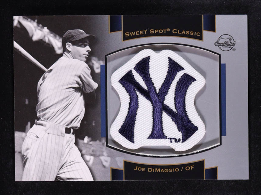 Joe DiMaggio 2003 Sweet Spot Classics Patch Cards #JD1 at PristineAuction.com Joe DiMaggio 2003 Sweet Spot Classics Patch Cards #JD1 at PristineAuction.com