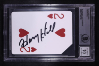 Henry Hill Signed The Orleans Two Of Hearts Playing Card (BGS | Auto Graded 10) at PristineAuction.com