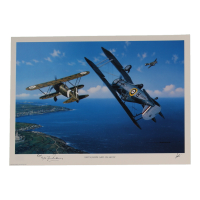 James Pickering Signed Stan Stokes "Faith, Hope And Charity" Lithograph Inscribed "RAF FL/LT" (AIV) at PristineAuction.com