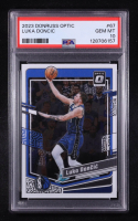Luka Doncic 2023-24 Donruss Optic #67 (PSA 10) at PristineAuction.com