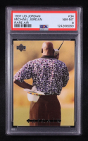 Michael Jordan 1997 Upper Deck Jordan Rare Air #34 (PSA 8) at PristineAuction.com