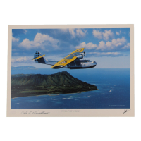 Cole Windham Signed Stan Stokes "Wings Over Waikiki" Lithograph (AIV) at PristineAuction.com