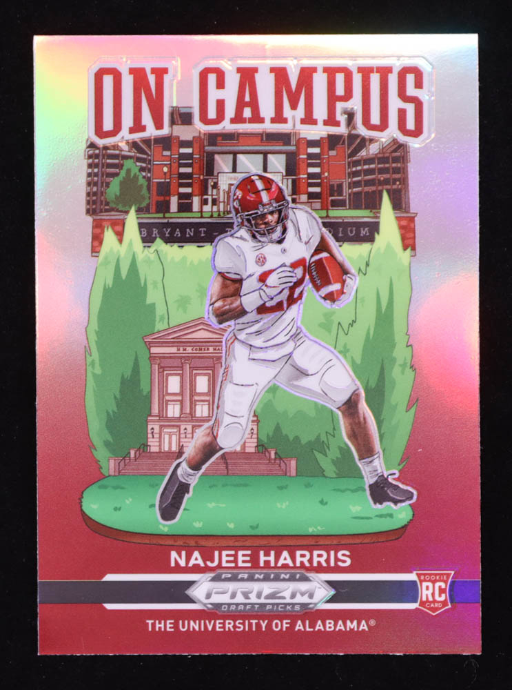 Najee Harris 2021 Panini Prizm Draft Picks On Campus #11 RC