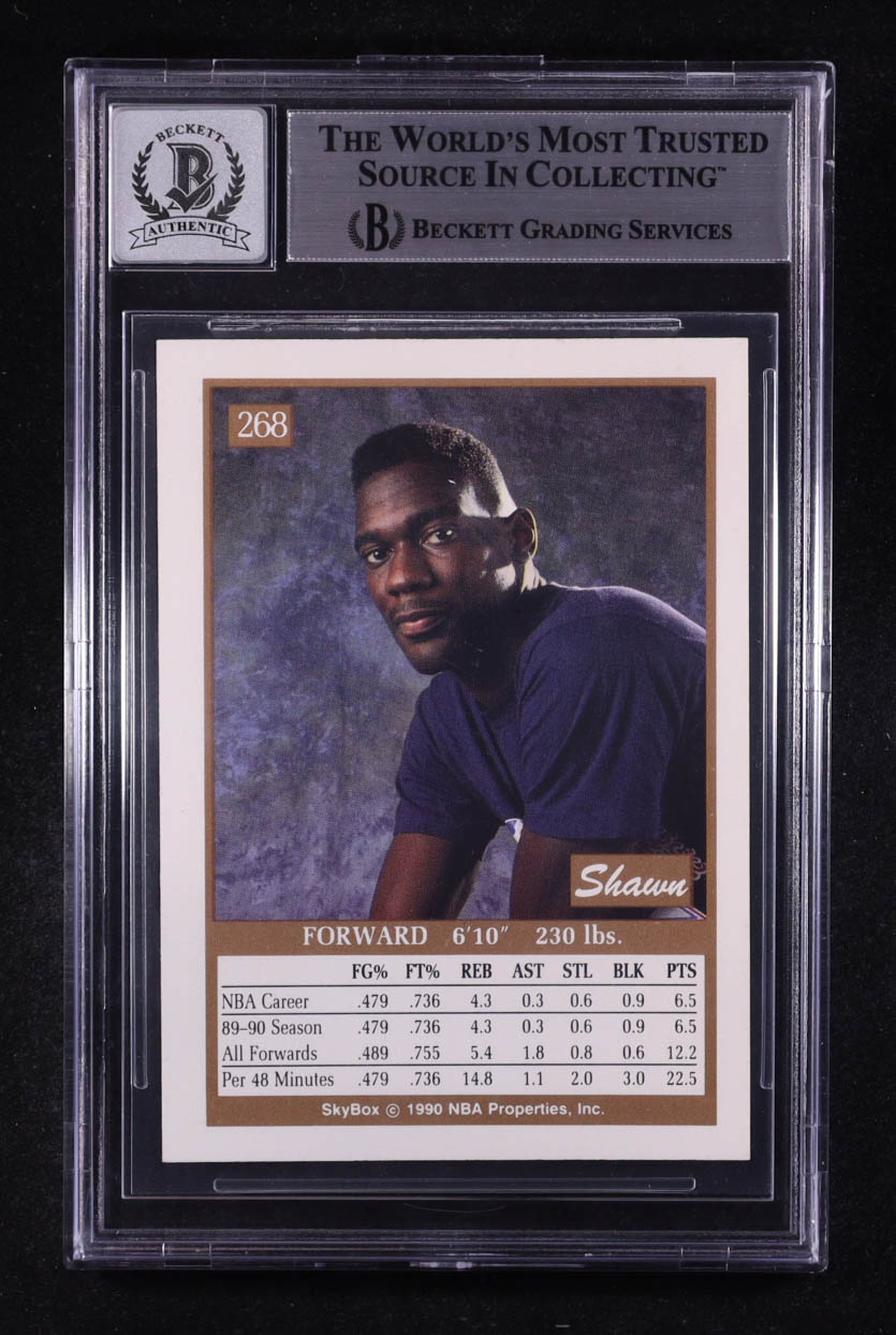Shawn Kemp Signed 1990-91 SkyBox #268 RC (BGS | Autograph Grade 10) at PristineAuction.com Shawn Kemp Signed 1990-91 SkyBox #268 RC (BGS | Autograph Grade 10) at PristineAuction.com